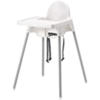 Los mejores  - IKEA Antilop - Trona con bandeja- color blanco